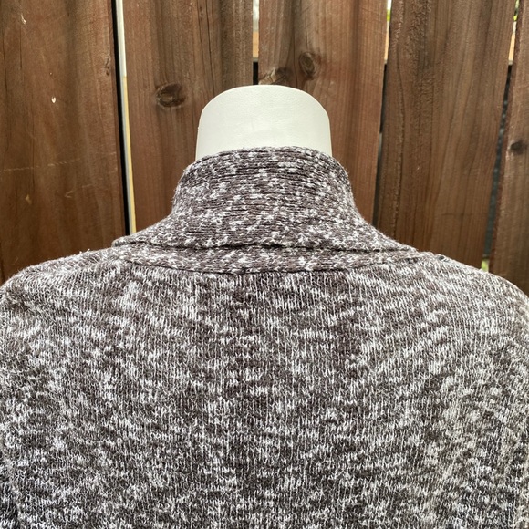 FOREVER 21 | Tuxedo Style Brindle Sweater Cardigan - Picture 5 of 7